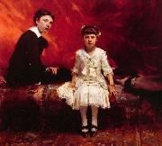 John Singer Sargent Portrait of edouard and Marie-Louise Pailleron, edouard Pailleron children china oil painting artist